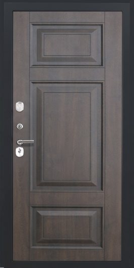 Входная дверь L-23 ФЛ-659 nussbaum черная патина винорит — фото 2